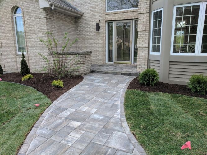 Front Paver Walkway